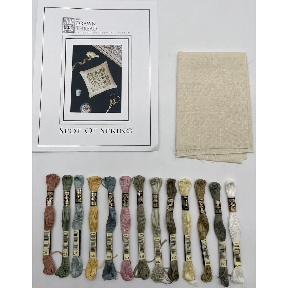 The Drawn Thread “Spot Of Spring” Cross Stitch Kit